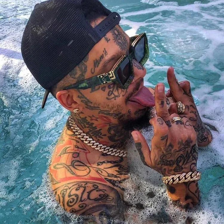 

MJ-0046 The new 2021 individuality sunglasses male millionaires in Europe and the street snap square sunglasses unisex for men