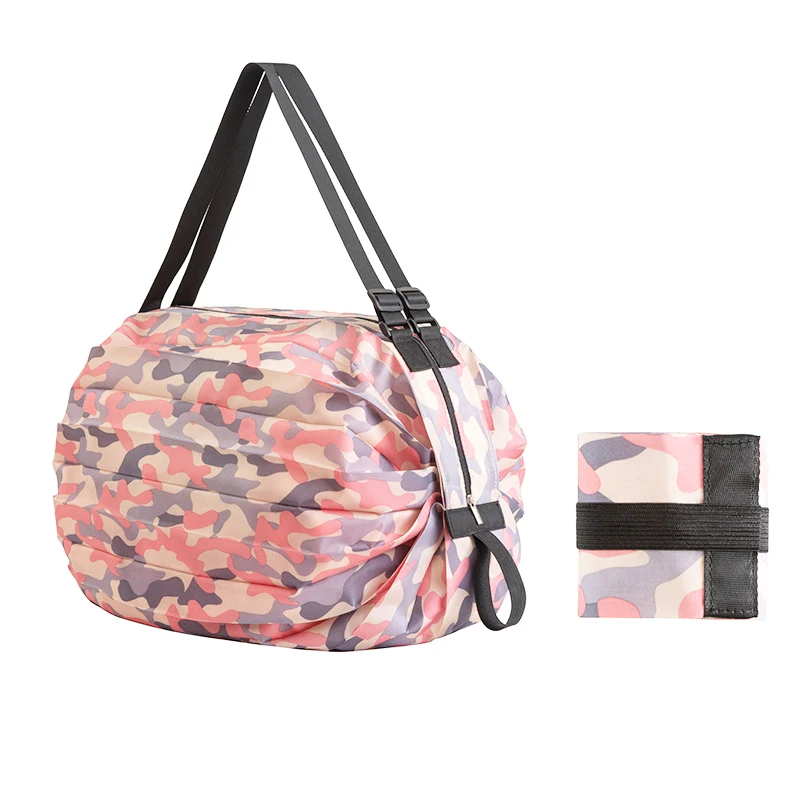 

Wholesale Foldable Pouch Nylon Custom Printed Reusable Shopping Bags Waterproof Storage Bag, Customized color