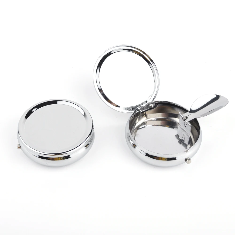 

Jiju JL-201S Cigarette Metal Tin Ashtray Pocket Pouch Keychain Ashtray, Mixed