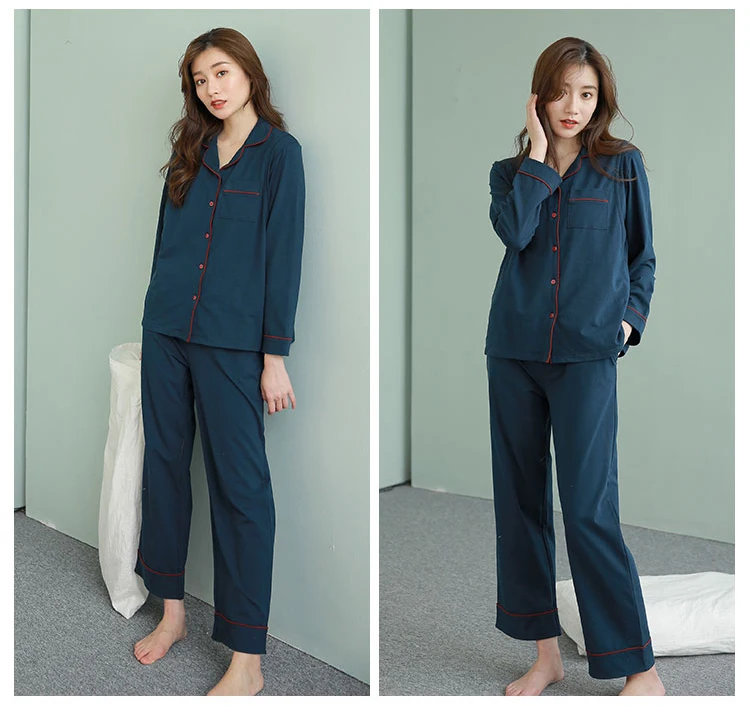 Elegant Long Sleeve Button Breastfeeding Sleepwear Pregnancy Hospital Pajamas Lounge Set.jpg