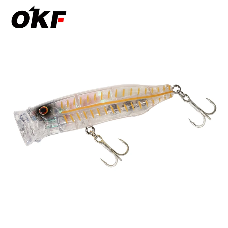 

AHHP 70mm 9g Fishing Lures Bait Popper Lure isca artificial Casting P090, 11 colors