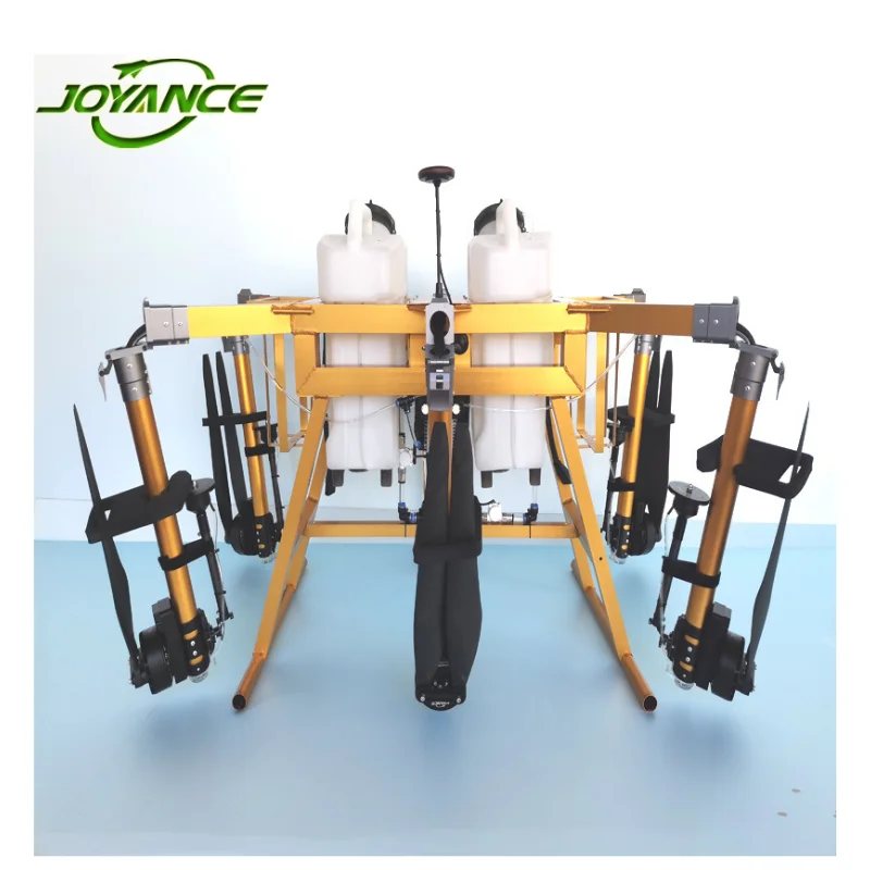 

The Most Efficient 32 Liters Uav Agricultural Drone Dust Sprayer Agriculture Spraying Drone with 4pcs centrifugal nozzles