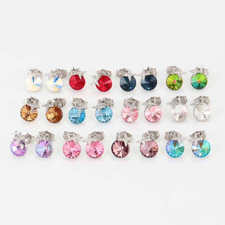 

99992 xuping fashion 2020 star Crystals women's stud earring