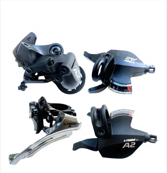 

21 Speed Groupset Shifter Lever Rear Derailleur For MTB Bicycle, Black
