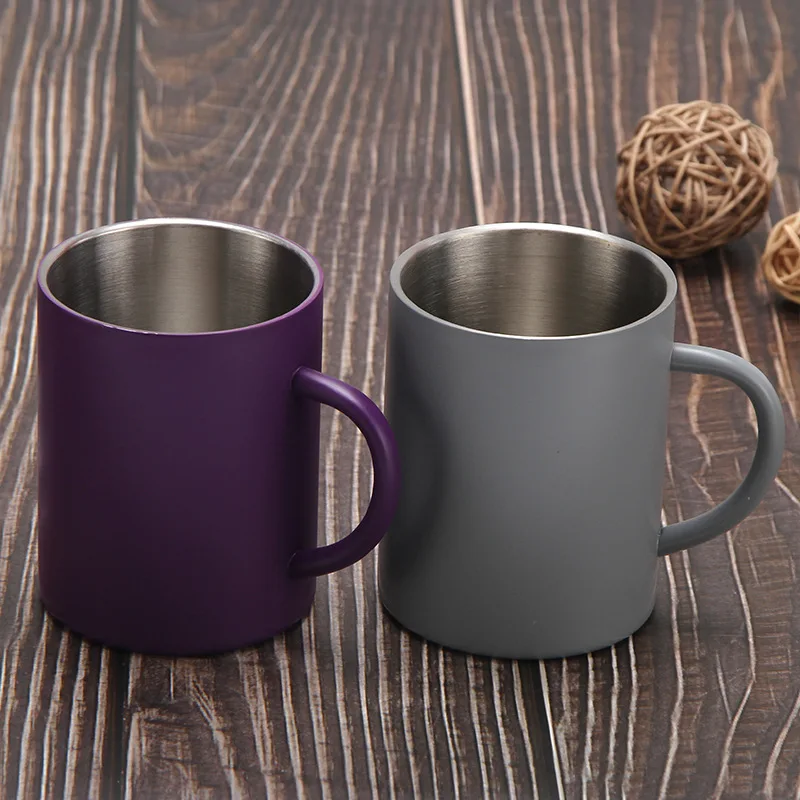

Stainless Steel Metal Water Bottle Business Gift Coffee Mugs vacuum flask