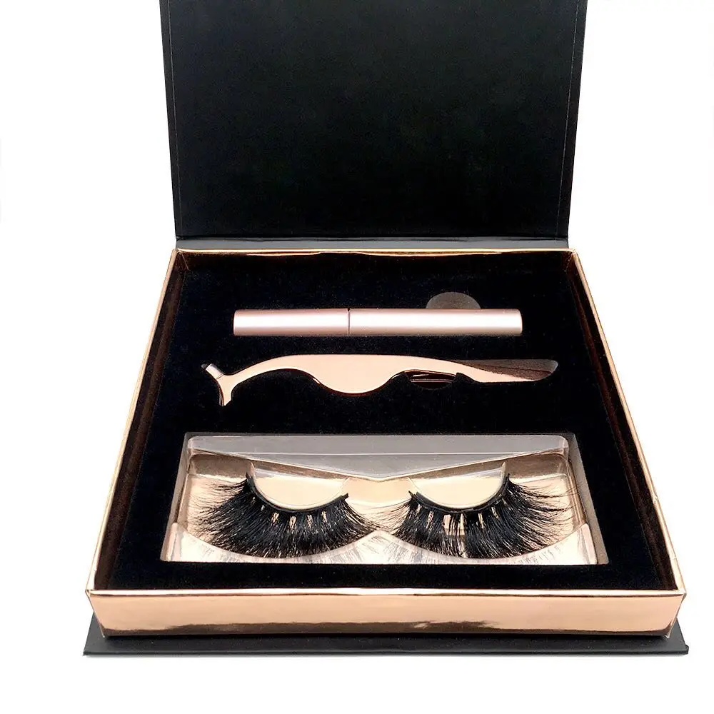 

wholesale 3d mink magnetic eyelash with magnetic liner magnetic eyelashes vendor