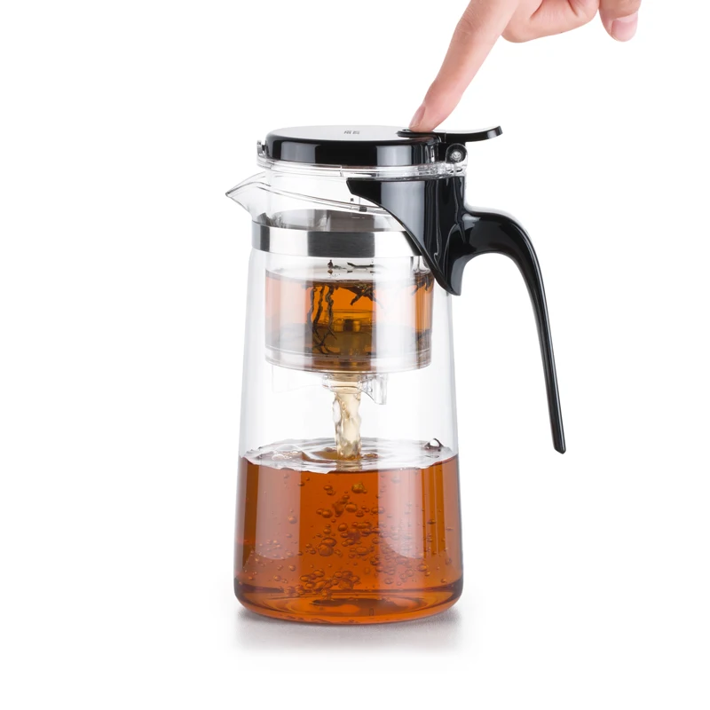 

samadoyo Tea pot 750ml customized infuser teapot set glass coffee cup set tea maker, Customized color