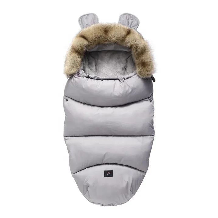 

New Design baby stroller baby sleeping bag winter footmuff for stroller, Dying or printing design colors