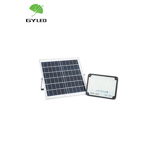 lamp industrial outdoor residence security lights reflectores led IP65 100w solar power light
