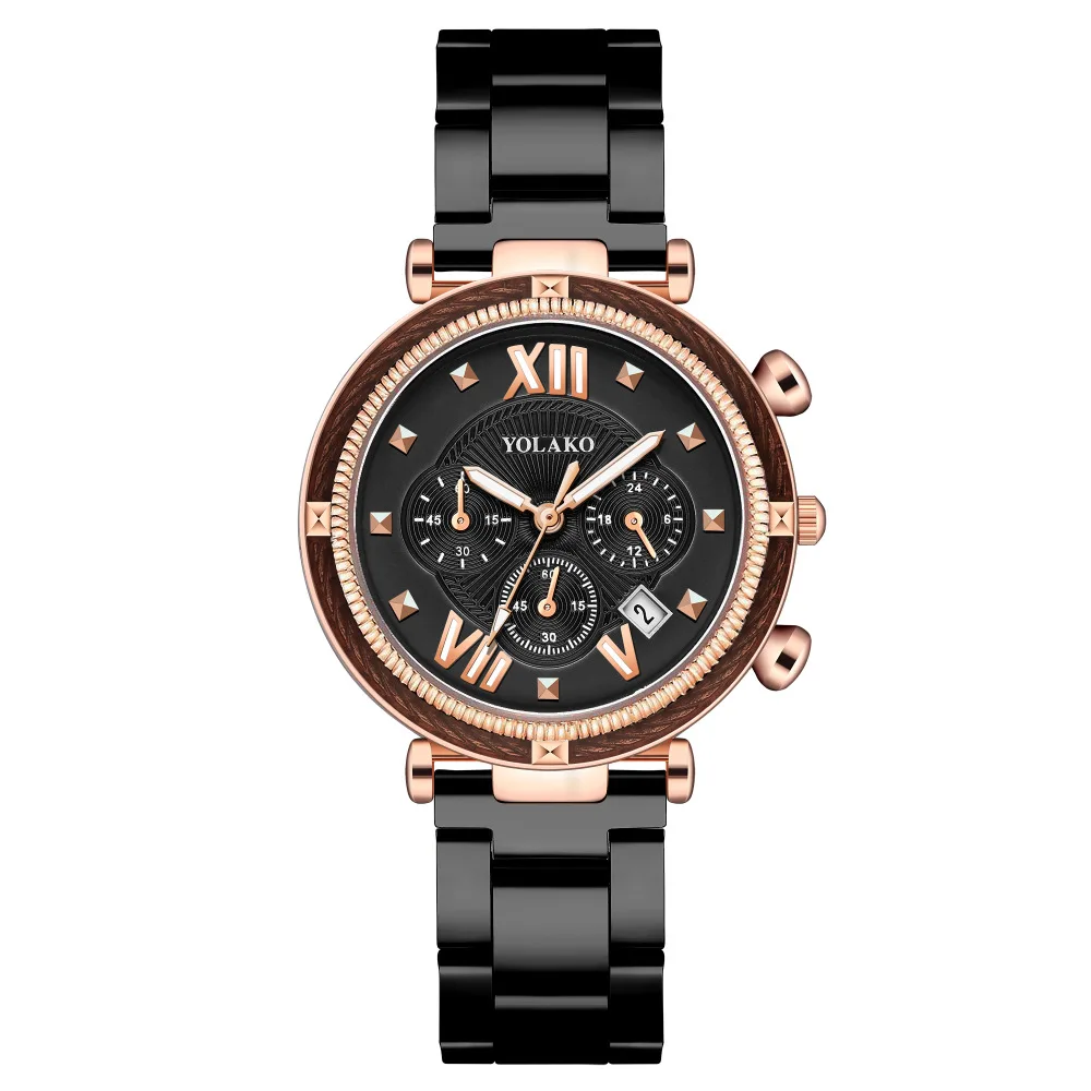 

Free Shipping Wristwatch Movt Quartz Watch Stainless Steel Buckle Fashion Lady Watch YK11