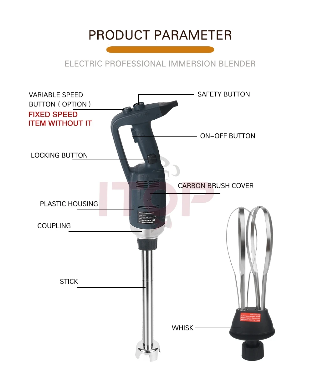 It350cf+blender Tube Hand Held Blender Portable Immersion Blender