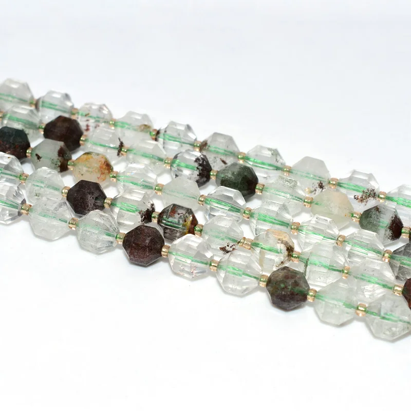 

Trade Insurance  Best Quality Bucket Shaped Green Ghost Loose Beads