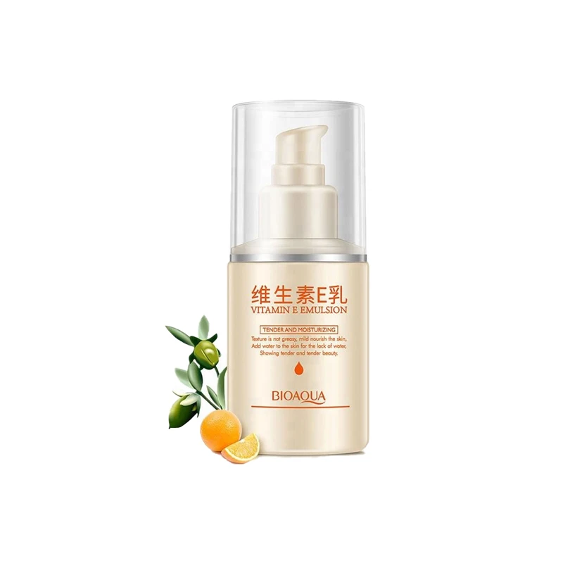 

Free shipping Bioaqua Tender Vitamin E Emulsion Moisturizing Firming face cream lotion hot sale, As photo