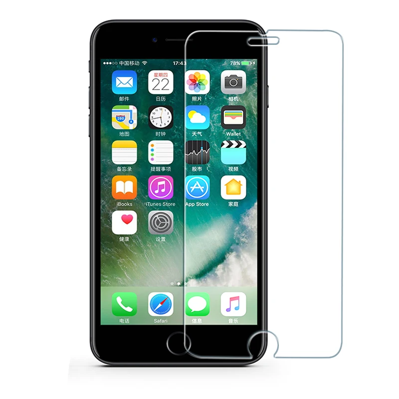 

Cell Phone Glass Screen Protector for iphone 6 7 6 6s 8 plus, Crystal clear
