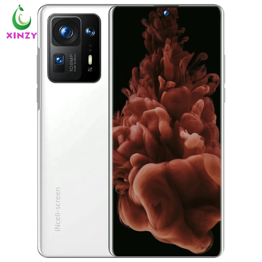 

XINZY High Quality Smartphone MIX4 7.3Inch Fingerprint Mobile Phones Wholesale HD Full Screen Android 10 Phone Telephones Cell