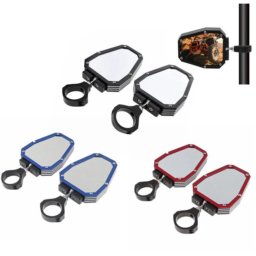 Jpmotor Motorcycle 1.75" 2'' Universal Roll Bar Clamp Rearview Mirrors