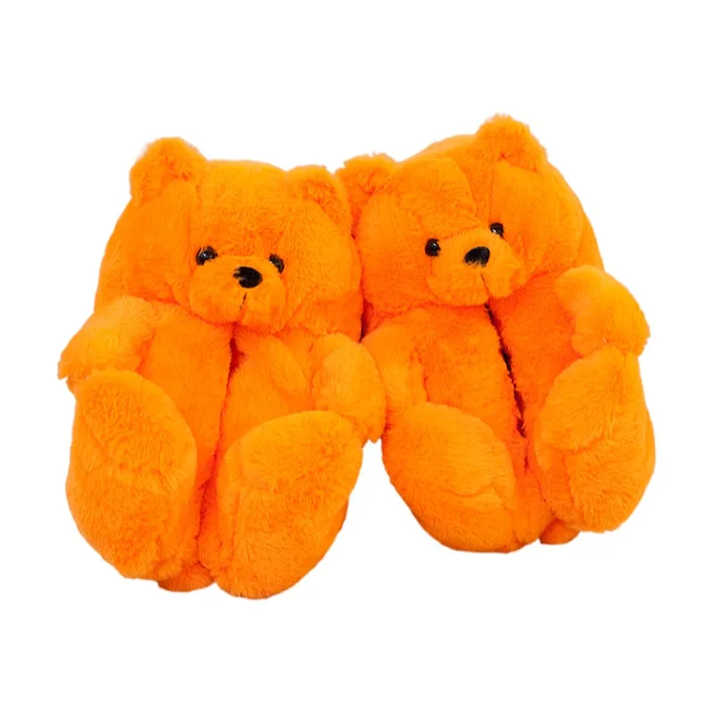 

2021 Fashion Indoor Non-slip Soft Bear Slippers, 16 colors