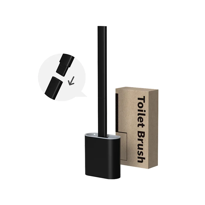 

toilet brush tpr clean new design, White, black, gray