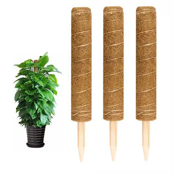 

Coconut Palm Coir Moss Stick Pole Coco Poles Totem Pole For Plant Support Extension Climbing Indoor Plants Creepers