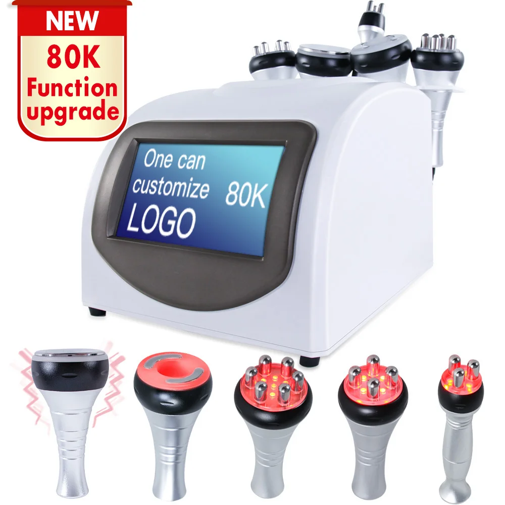 

40K 80K ultrasonic Vacuum Cavitation Machine skin radio frequency weight loss machine lipo cavitation gel slimming