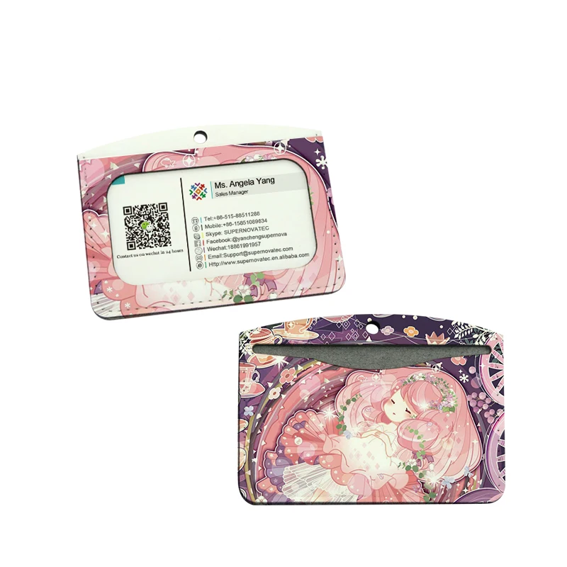 

Dye Sublimation Print Products Blank Identity ID Card Holder, Multi color