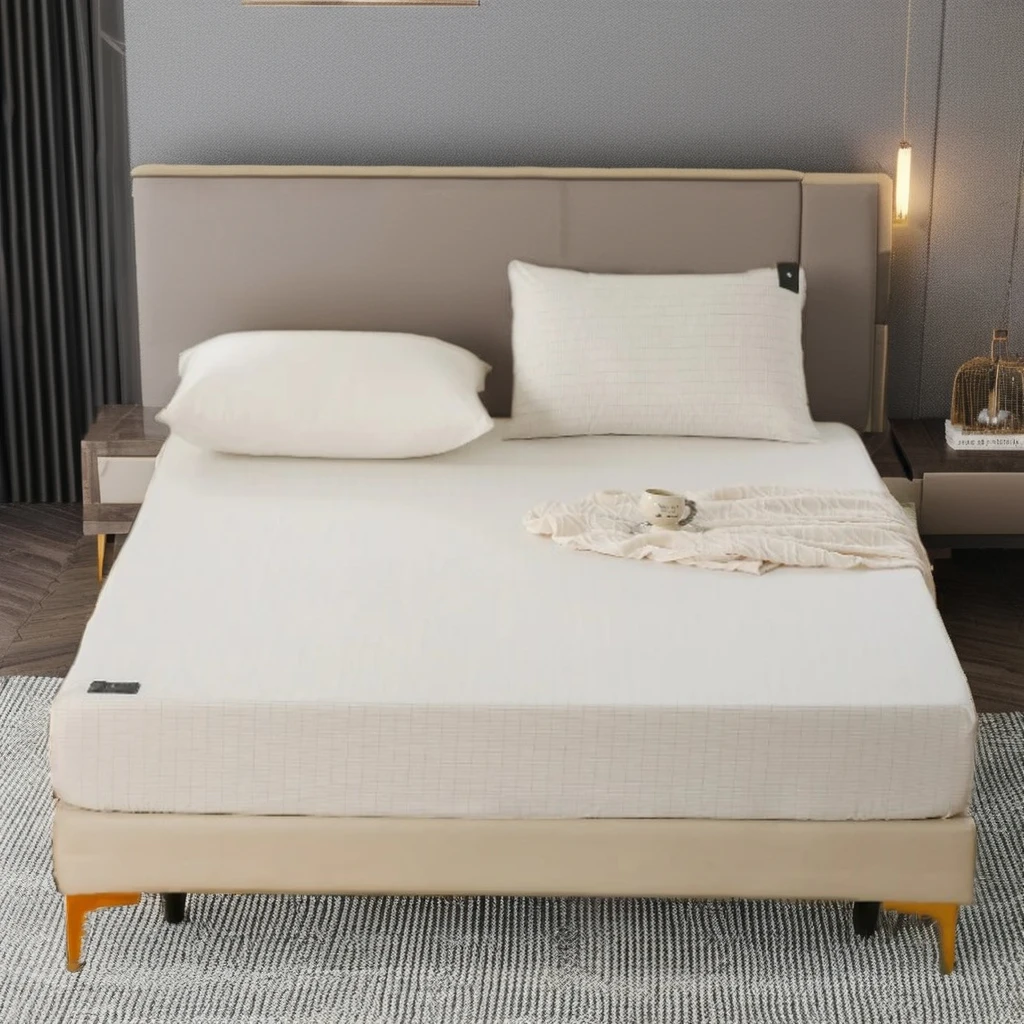 Relieve Fatigue Silver Fiber Organic Cotton Soft and Comfortable Grounding Fitted Sheet