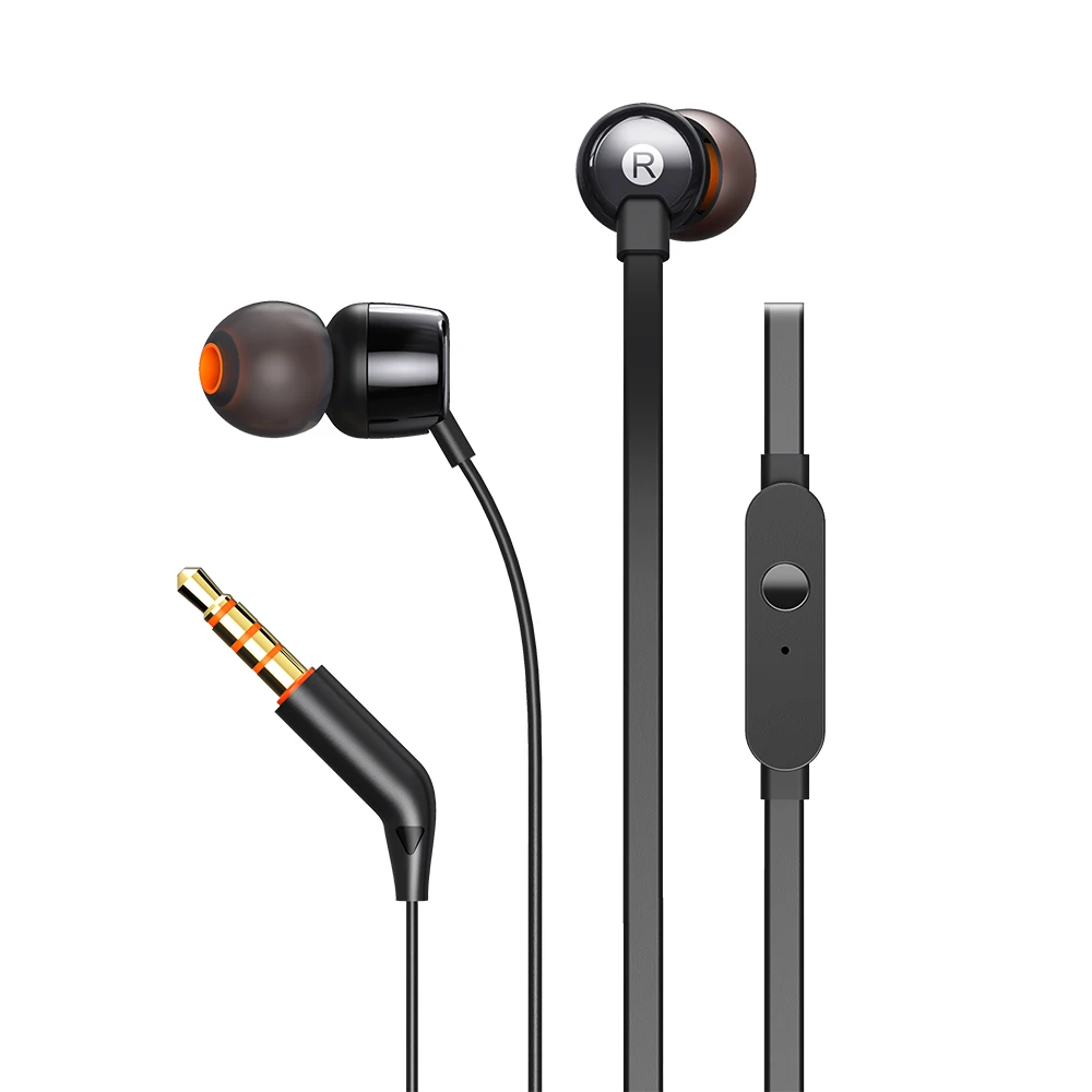 

Remax Join Us RM-725 Single Drive In Ear Earphone Bass Subwoofer Stereo wired Earphones Microphone Sport Running Earbuds, Black, blue
