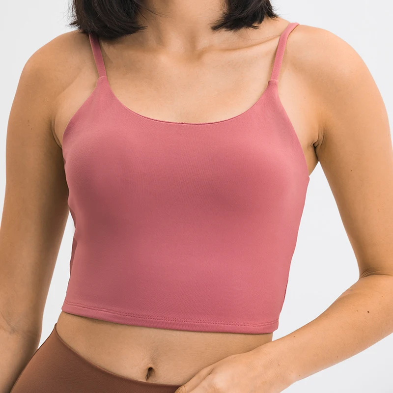

Ljvogues Yoga Wearing Womens sports bra gathered and shaped vest with detachable pads gym fitness vest sport bra, White,blue, green ,black,orange,pink