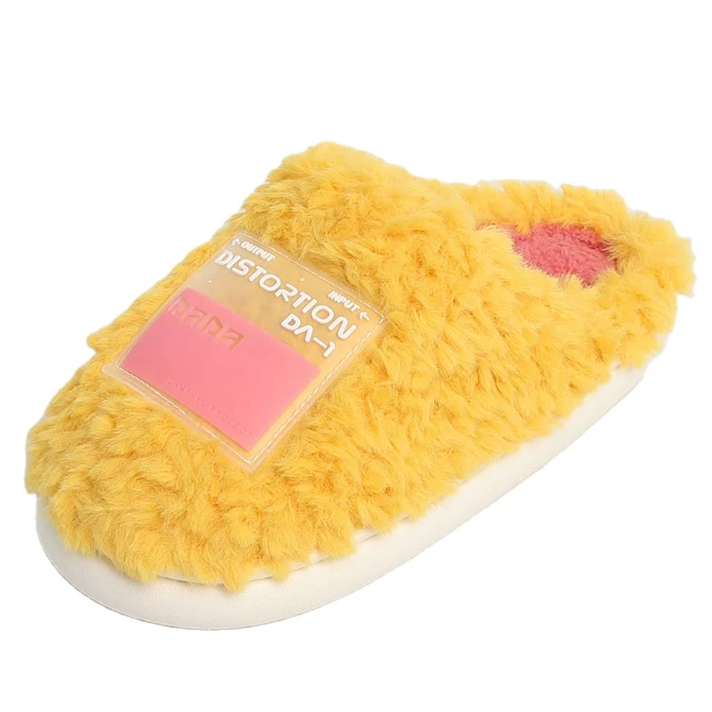 

color transparent Series wholesale slippers, home warm slippers, indoor couple slippers - slipper teddy bear slippers