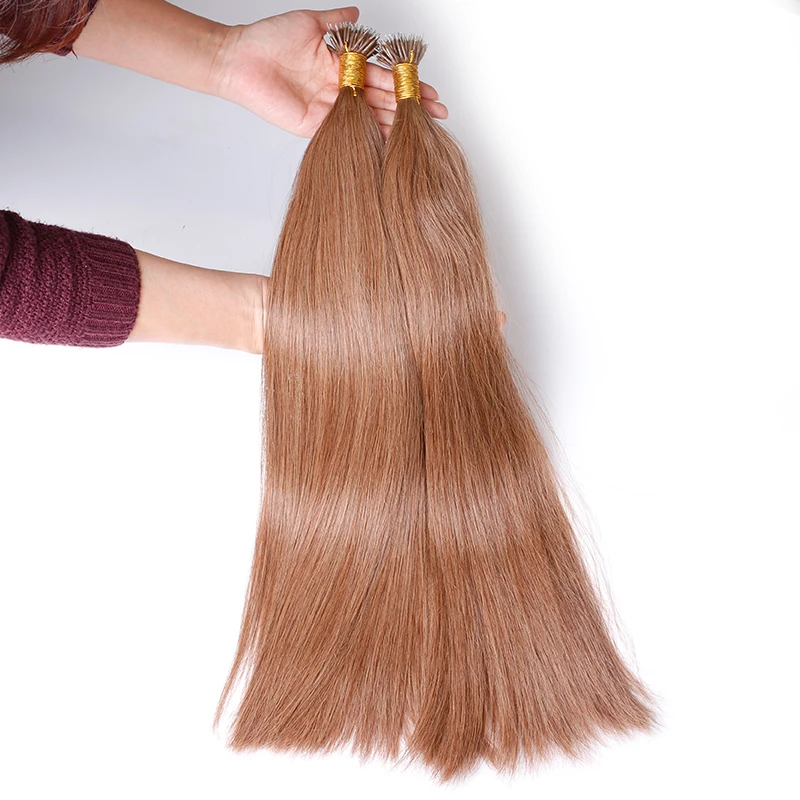 

Remy Micro Beads Hair Extensions In Nano Ring Links Human Hair Straight Blonde Virgin Russian Hair Extensions