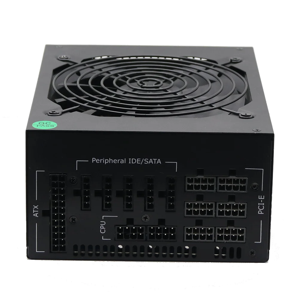 

ATX 1600W Full Modular Power Supply GPU PSU Supports 6 Graphics 80+ Gold Certified Switching Power Supply