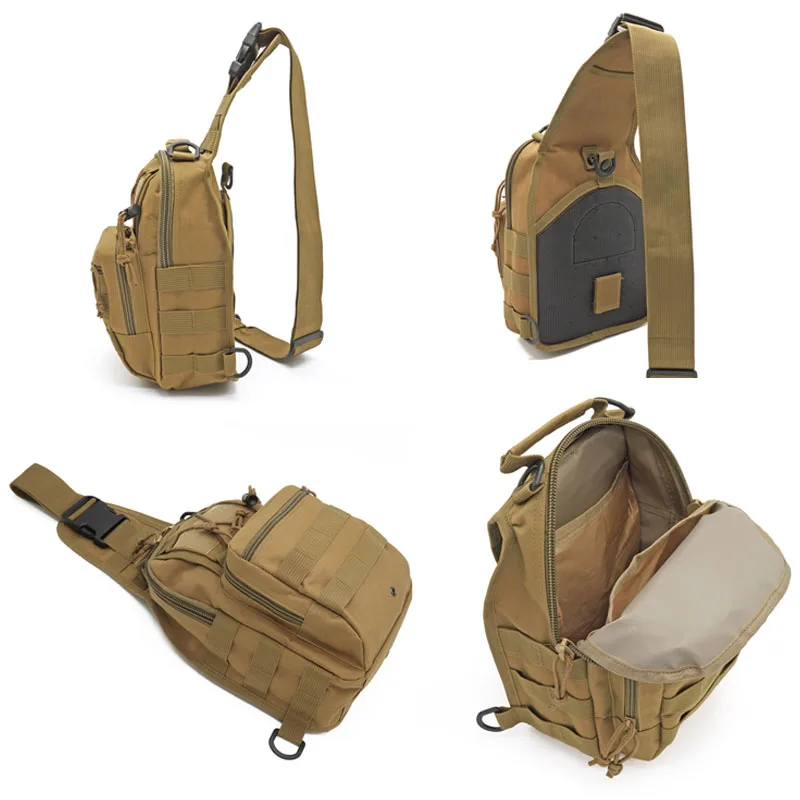 

Outdoor Range Pack Small Backpack Military Hiking Molle One Shoulder Sling Chest Tactical Bag