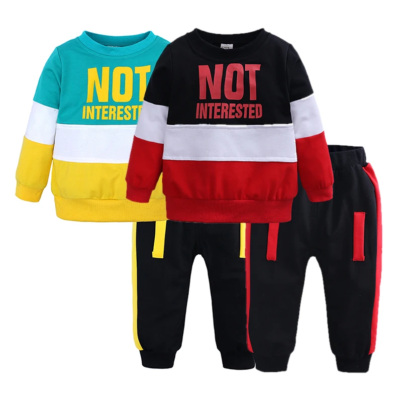 

Competitive Price Teenage Boys Winter Boutique Clothing Sets For Kids Children Sports Suit, Red boys kids clothing