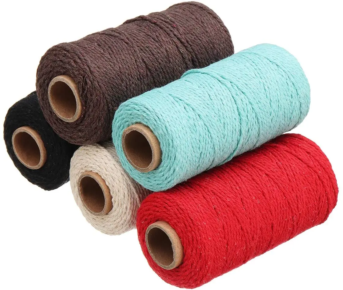 

white cotton rope 5mm cotton rope braiding rope cotton black