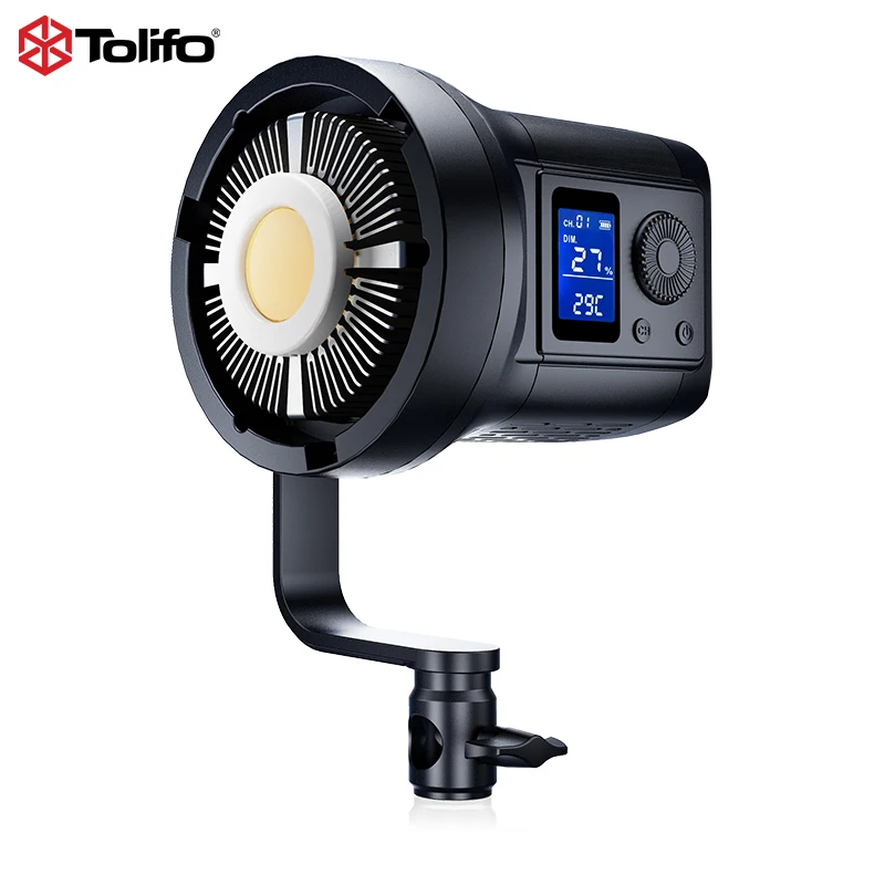 

Shenzhen Tolifo Hot Sale SK-80DB 80W COB Bicolor LED Film Shooting Lighting Equipment Studio Photography Lights Set for Youtube