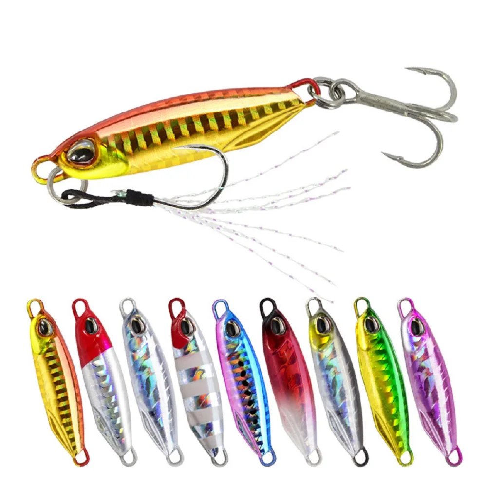 

sea fishing metal lure 16g 32g hard lure sea fishing lead jig fishing hook