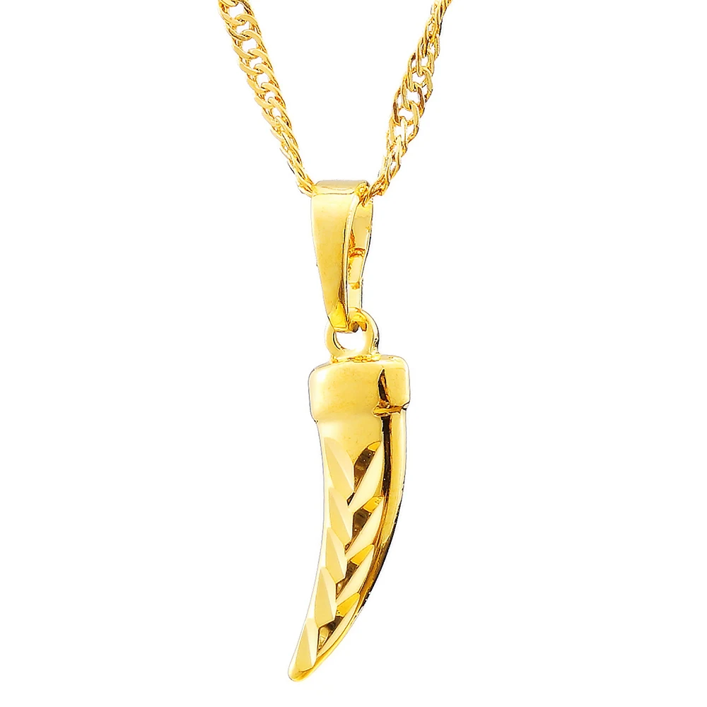 

thlyn Mini Chili Pendant Gold Plated Vegetable Jewelry Golden Simple Pepper Chili Necklace for Men Women Gift P204