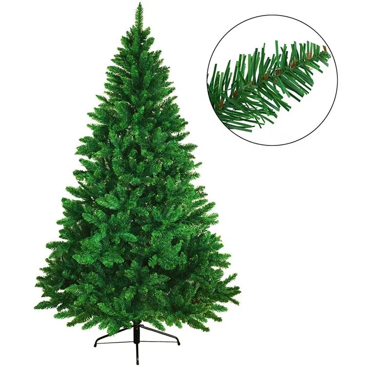 

Ready to Ship Green Easy Assembly 600 Tips 6ft Artificial Pe Christmas Tree Holiday Decoration With Metal Stand