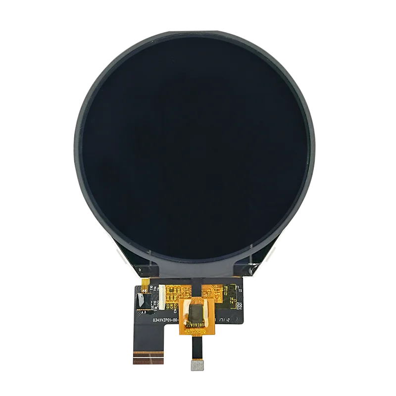 
Circle lcd display 3.4 inch round tft display with hdmi to mipi board and capacitive touch screen panel 