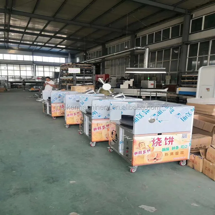 Turkish Pita Bread Baking Machine Making Greek Pita Arabic Bread Gas