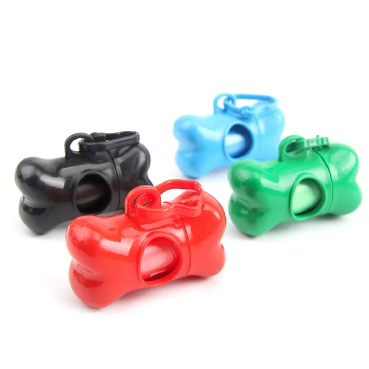 

Wholesale Dog Bone Shape Pet Poo Bag Holder with Garbage Waste Bag Dog Poop Bag Dispenser