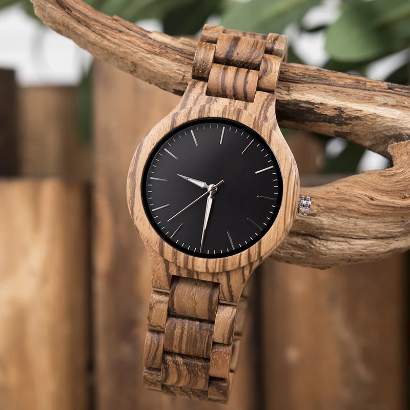 

DODO DEER Natural Customized Wood Men Wristwatches Anniversary Gift Engraved Wooden Watch Global direct mail to home