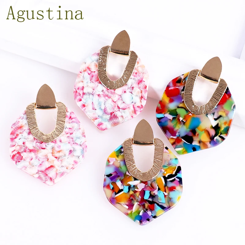 

Agustina 2020 New Boho Gold Style Fashion Earrings Women Dangle Earrings Bohemian Drop Earrings Jewelry Korean Earring Earings
