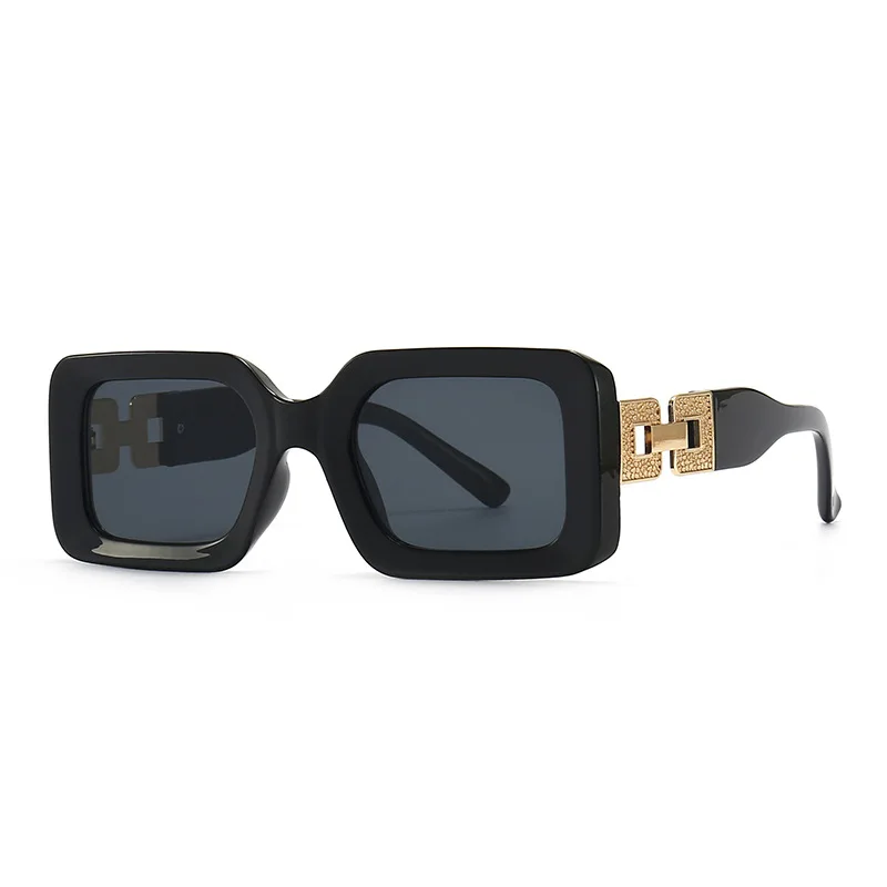

2022 new arrivals Wholesale rectangle acetate metal shades Sunglasses