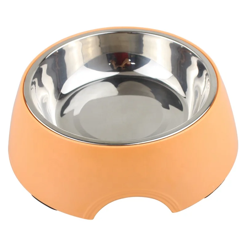 

Wholesale melamine pet feeding bowl with anti slipping rubber base pet bowls & feeders