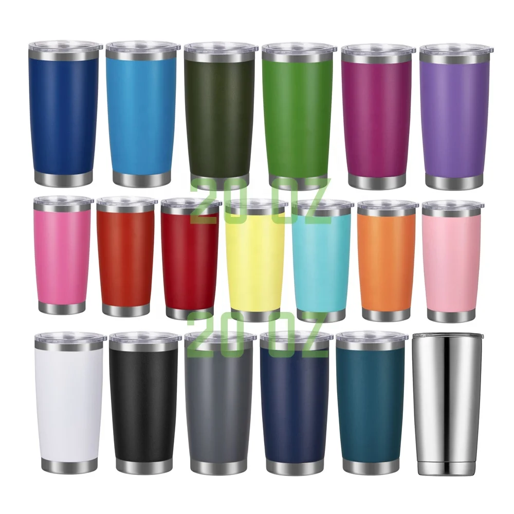 

20oz Tumbler with Lid Stainless Steel Vacuum Insulated Double Wall Travel Tumbler Durable Insulated Coffee Mug Thermal Cup
