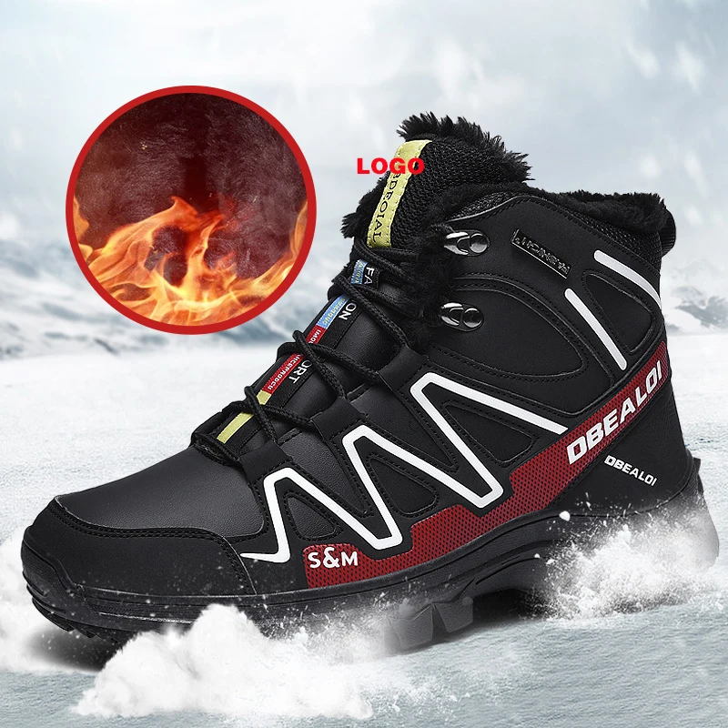 

Solomon Hiking Shoes Men Outdoor Boots Winter Waterproof High Top Mountain Climbing Sneaker Snow Boots For Men Sneakers