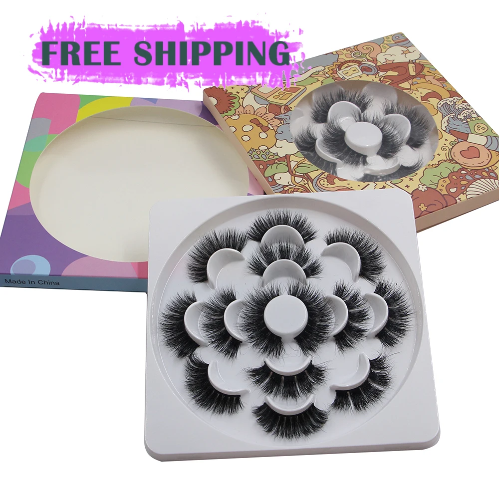 

New Arrival 7 Pairs Real Mink Eyelashes