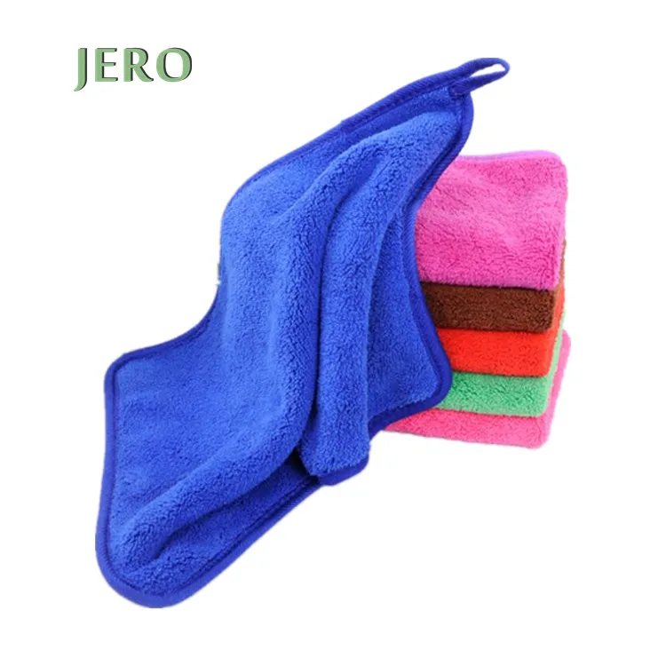 

30*40 cm coral fleece 600g microfiber cloth for car cleaning thickened car cleaning microfiber, Green ,blue,brown ,pink,red