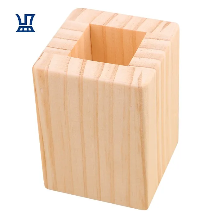 

BQLZR Free Shipping 2'' Square Solid Pine Wooden Desk Chair Table Bed Leg Raiser Wood Furniture Riser, Wood color